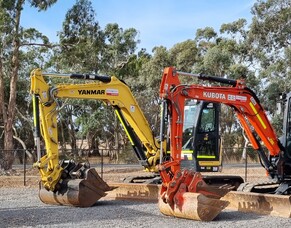 8T, 15T and 20T Excavator Hire from OnTrak Rentals