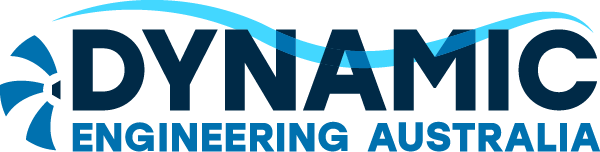 The new Dynamic Engineering Australia logo