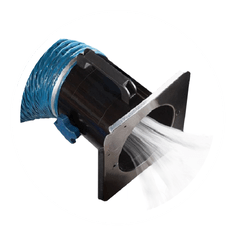 Fume Extractor arm, hood and fan (wall mounted)