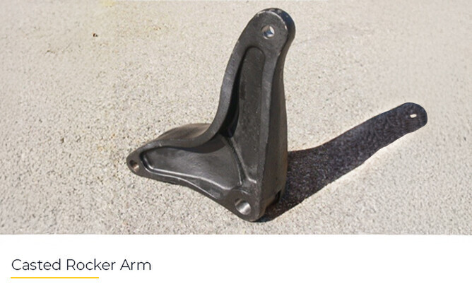 Casted rocker arm