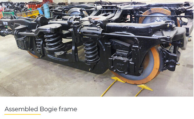 Assembled Bombardier Bogie Frame Castech Solutions