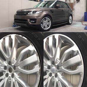 painted alloy wheel mag repair sydney