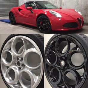 alloy mag wheel rim repair