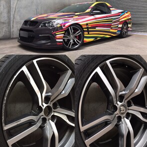 alloy mag rim wheel repair