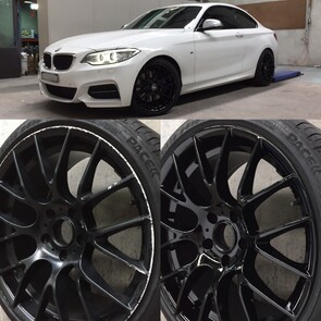 Custom colour change alloy mag wheel repair sydney