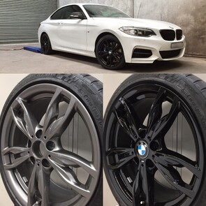 alloy mag wheel repair custom colour change sydney