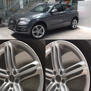 alloy mag rim wheel repair