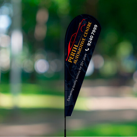 Flag design for Perth Automotive