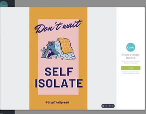 CANVA #StopTheSpread Campaign