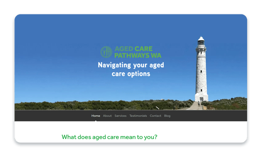 Care Pathways WA website home page