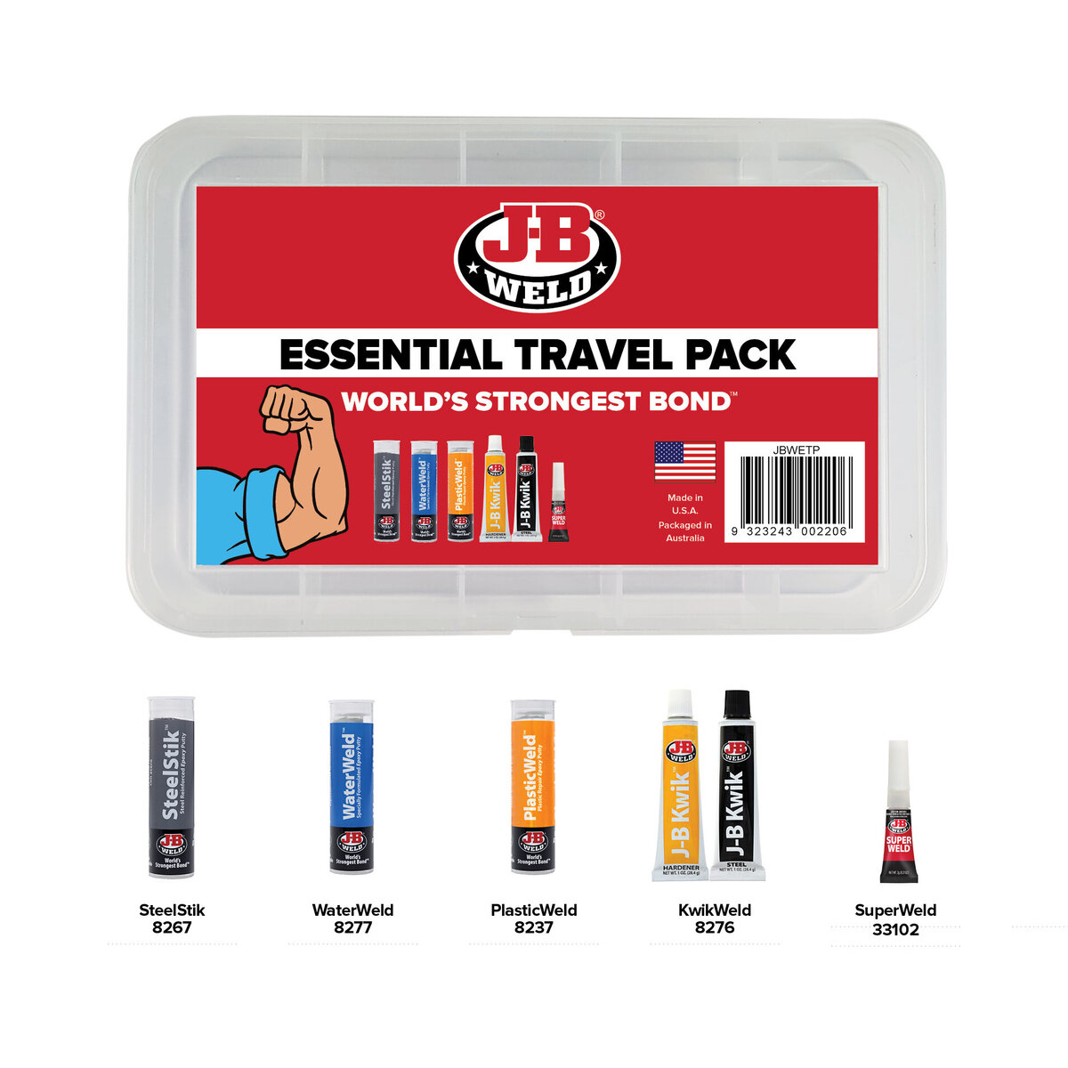 JB WELD ESSENTIAL TRAVEL PACK NOW WITH SUPERWELD HPPLunds