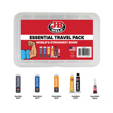 J-B WELD ESSENTIAL TRAVEL PACK NOW WITH SUPERWELD