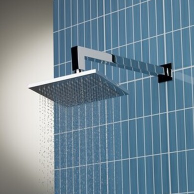 Overhead shower on Ceiling Dropper