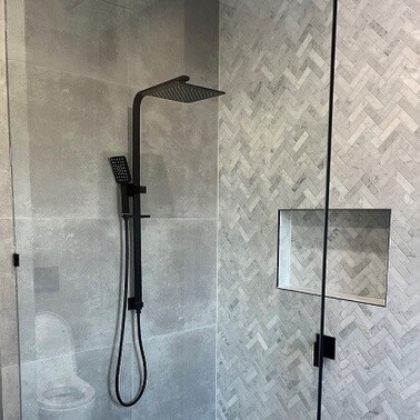 Matte Black Combo Shower