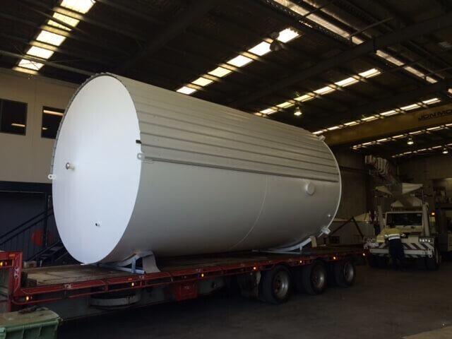 Diesel Fuel Storage Tank in the Factory