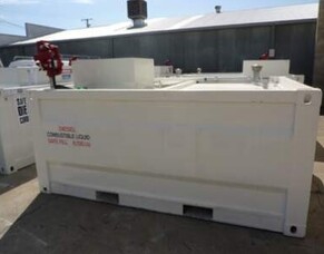 Bunded diesel storage tank 6135l safe fill