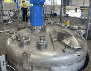 Check Out This Beauty - Our 10,000L 316 Stainless Steel Pressure Vessel with Heating &amp; Cooling Systems!