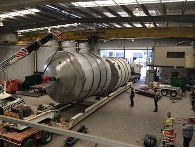 btm installation work of 2 tanks